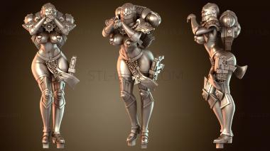 3D модель Сестра Боевая Воин (STL)