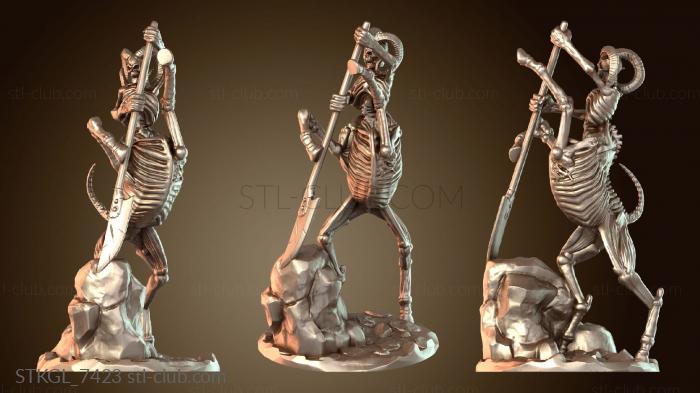 Статуэтки девушки Вариант скелетного кентавра