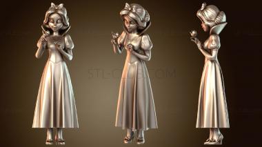 3D модель Белоснежка и Бюст Бёрд (STL)