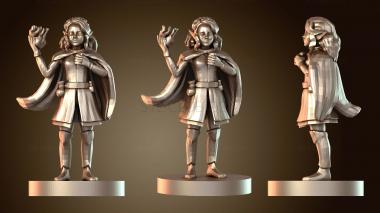 3D модель Волшебницы-полурослики-волшебницы (STL)