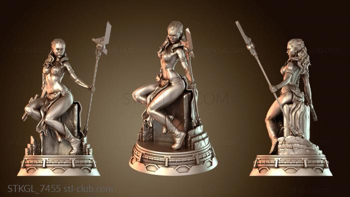 Статуэтки девушки Космическая принцесса