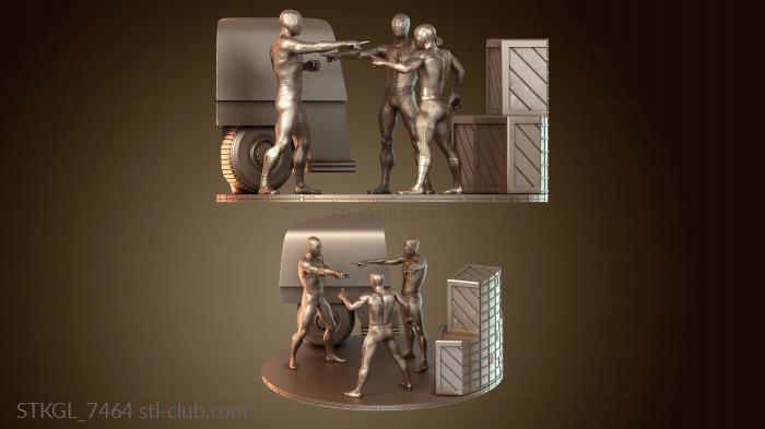 Статуэтки девушки Ключ к мему паука Эндрю