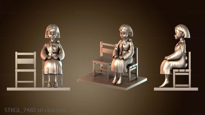 Статуэтки девушки Статуя Мира