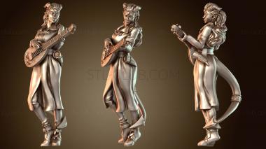 3D модель Стефана Тифлинг Бард (STL)