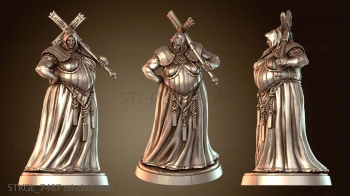 Статуэтки девушки Суровая Дева