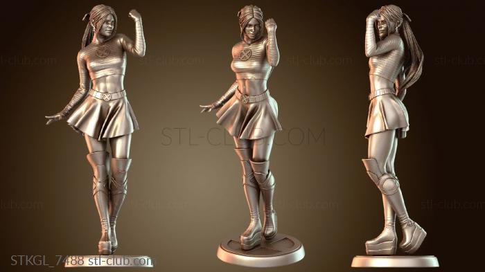 Статуэтки девушки Шторм