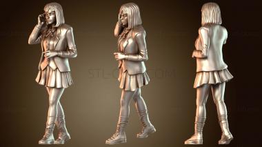 3D модель Студенты клетчатые цветные (STL)