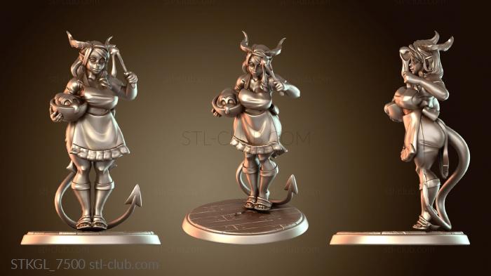 Статуэтки девушки Мама-суккуб