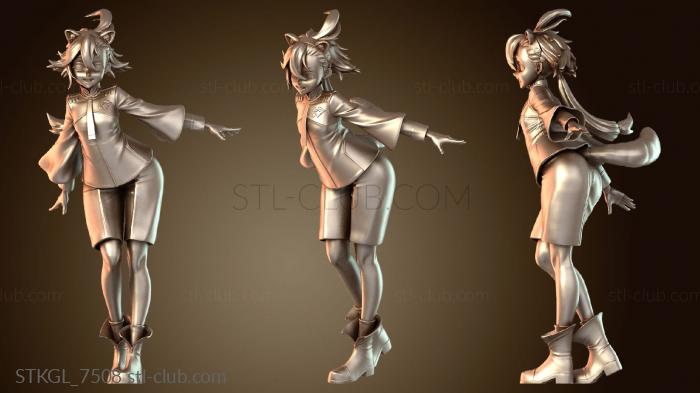 Статуэтки девушки Сулетта Меркурий Собирает