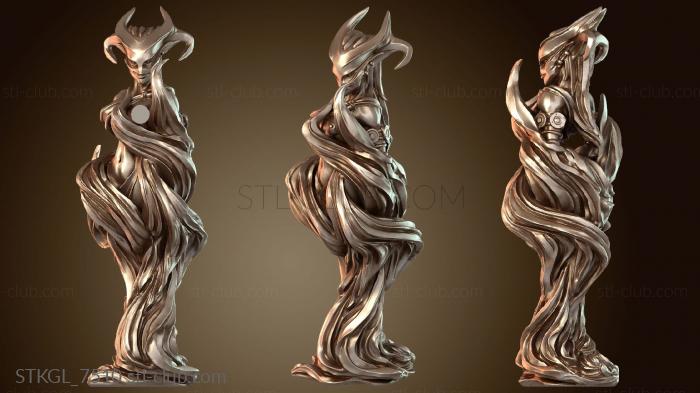 Статуэтки девушки Круг призыва