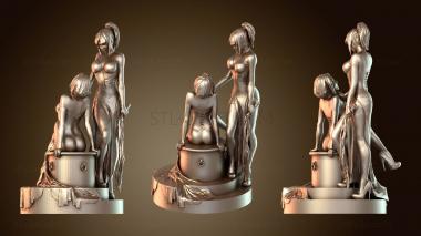 3D модель Санстоун Элли и Лиза (STL)