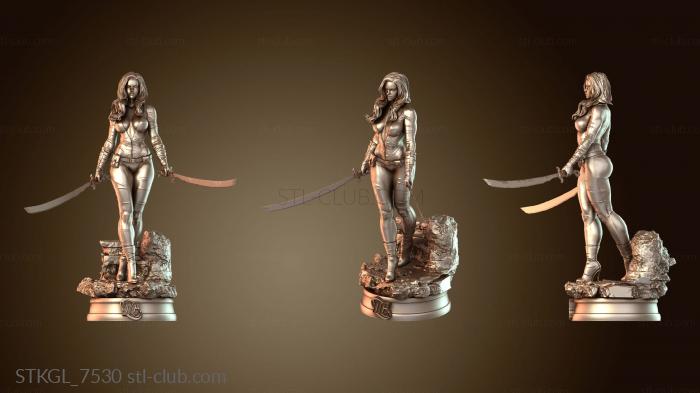 Статуэтки девушки Высокая фигура в стиле