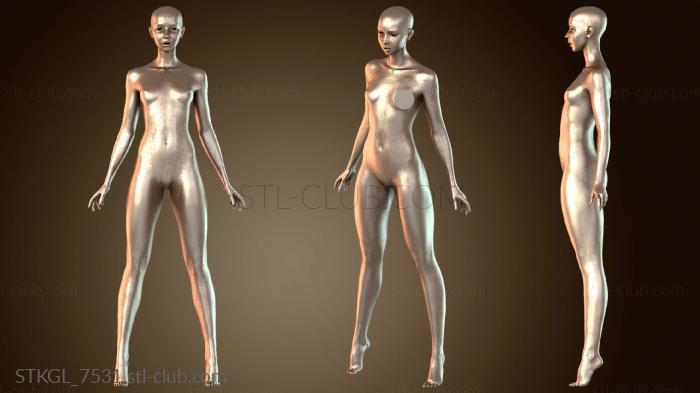 Статуэтки девушки Высокий