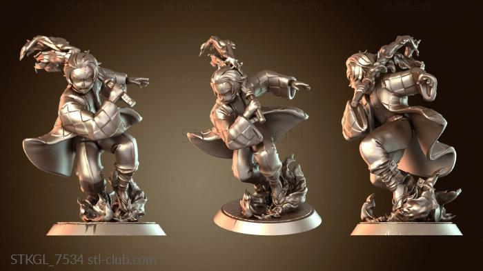 Статуэтки девушки Тандзиро