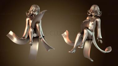 3D модель Тацумаки Аниме Девушка (STL)