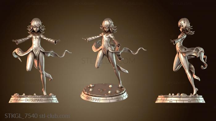 Статуэтки девушки Поза Тацумаки