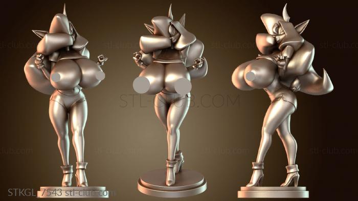 Статуэтки девушки Тавна Бандикут Необрезанный