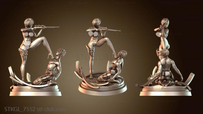 Статуэтки девушки Термин Ада NSFW Компиляция