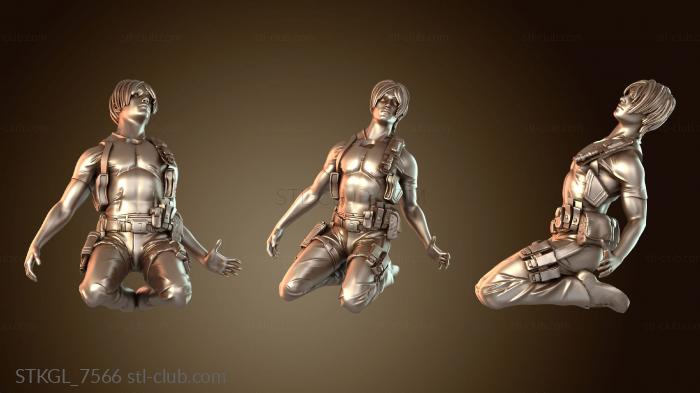 Статуэтки девушки Термин Леон