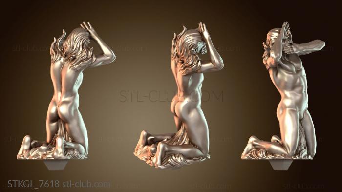 Статуэтки девушки Скорбь Сорроусн Сорроу Баррон