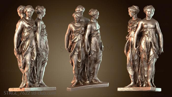 Статуэтки девушки Три грации