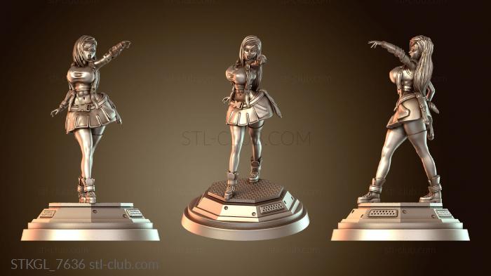 Статуэтки девушки Тифа Лардж