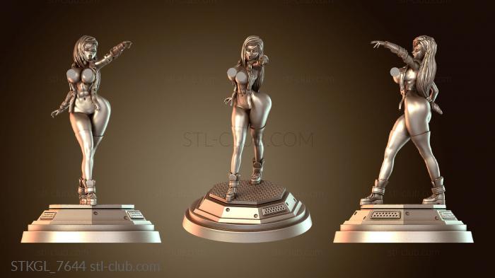 Статуэтки девушки Тифа в стиле NSFW