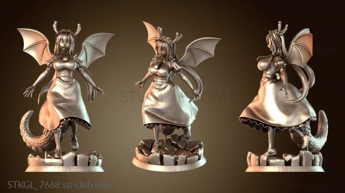 Статуэтки девушки Тору из Kobayashi Arm