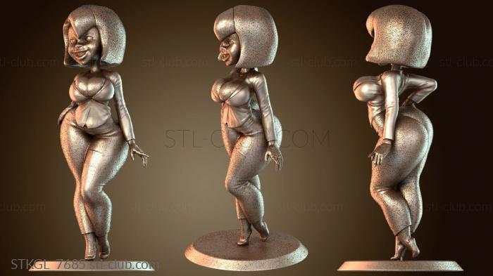 Статуэтки девушки Труди Гордая Турбонаддув