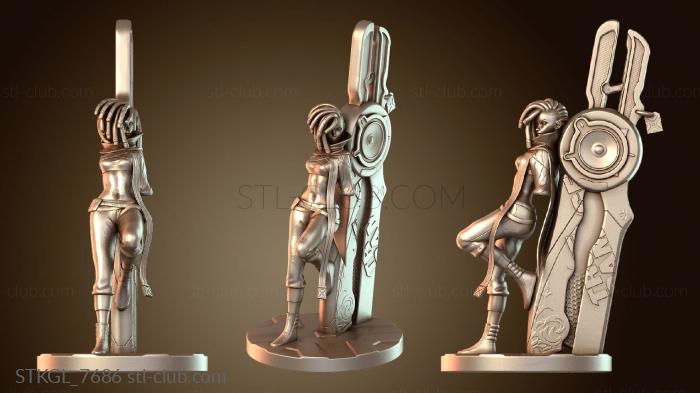 Статуэтки девушки True Damage Сенна