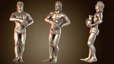 3D модель Улисс Бог Император Фол Кувшин Стилизованный (STL)