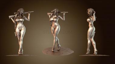 3D модель Валькирия с иллюстрациями (STL)