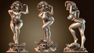 3D модель Девушка из убежища (STL)