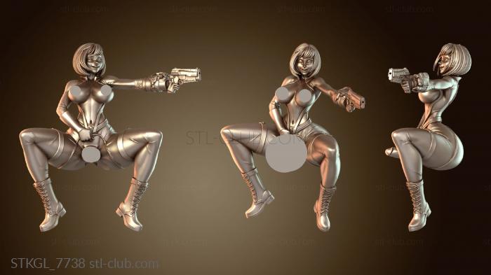 Vault Girl Futa NSFW с пистолетом