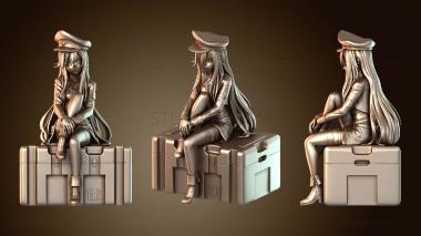 3D модель Владилена Милизе с ящиком для боеприпасов (STL)