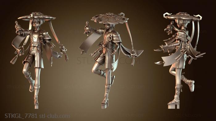 Статуэтки девушки Странник