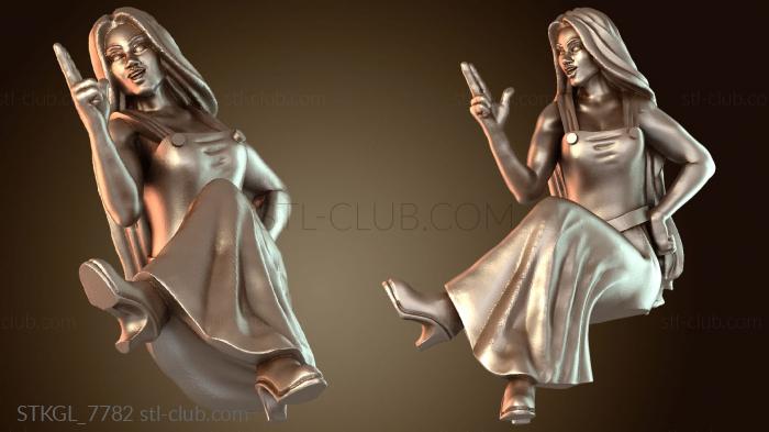 Статуэтки девушки Поддержка Warhammer