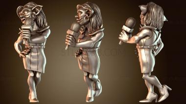 3D модель Девушка с зеленой кожей, управляющая погодой (STL)