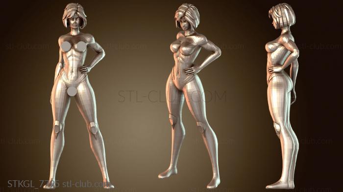 Статуэтки девушки Белая Вдова