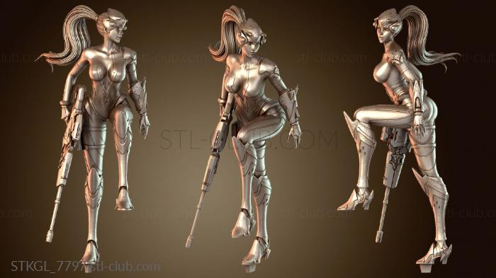 Статуэтки девушки Вариант Вдоводела