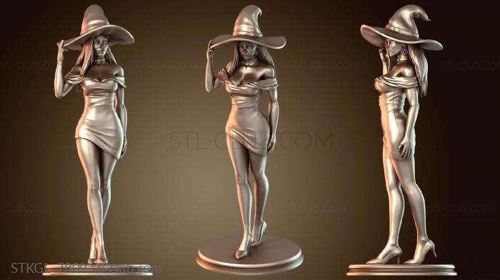 Статуэтки девушки Вариант фигурок ведьмы Нико