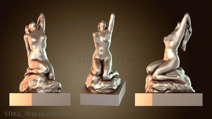 Статуэтки девушки Женщина на скале