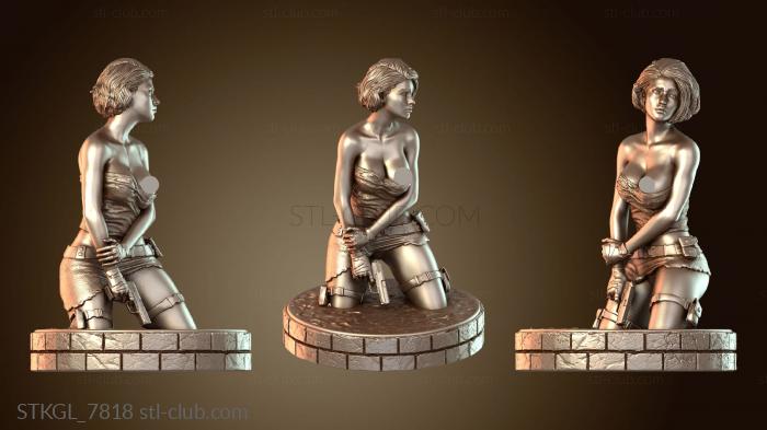 Статуэтки девушки Женщина Resident Evil Back