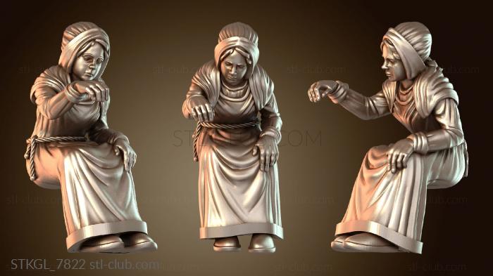 Статуэтки девушки Женщина Экстра