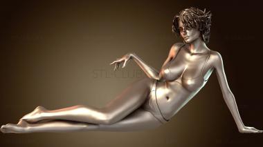 3D модель Женщины Скачать CNC Резьба (STL)