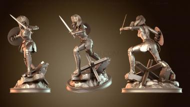 3D модель Чудо-женщина с ключом (STL)