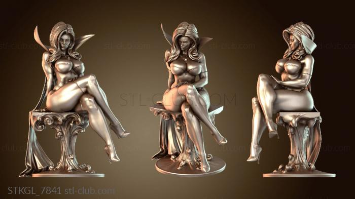 Статуэтки девушки Ян Темная Королева