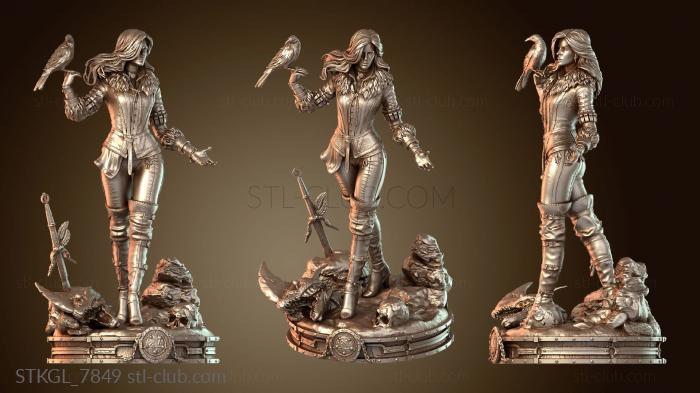 Статуэтки девушки Йеннифэр