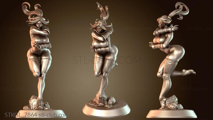 Статуэтки девушки Йоруичи Мини Зверь