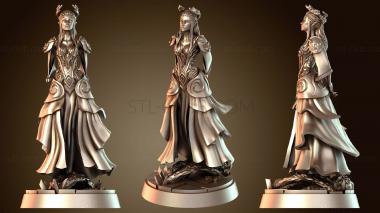 3D модель Молодой эльф, женский вариант (STL)